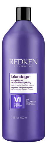 Redken Blondage - Acondicionador Morado Depositante De Color