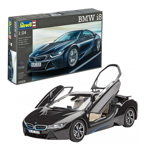 Revell Alemana Auto Bmw I8 1/24 Para Armar Y Pintar