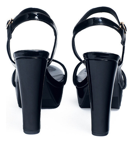 Sandalias Block De Tacones Altos De Verano Para Mujer