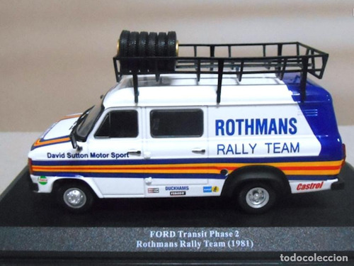 Ford Transit Phase 2 Rothmans (1981) Asistencia Rally 1:43