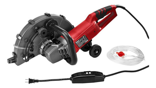 Sierra De Concreto Portátil Bauer 14 , 15 Amp Color Rojo Frecuencia 60h