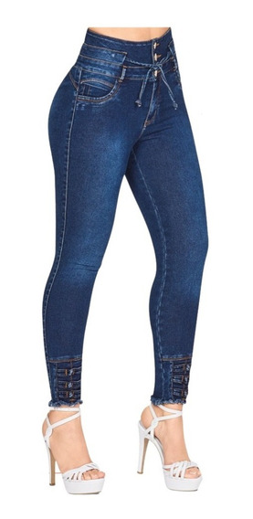 Jeans palmira - Hermoso jean pretina Ultra Alta y gruesa con
