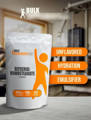 Bulksupplements. Com Monostearato De Glicerol En Polvo Polvo