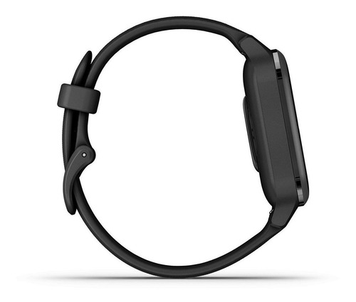 Imagen 3 de 5 de Smartwatch Garmin Venu Venu Sq - Music Edition 1.3" caja 40mm de polímero reforzado con fibra black, malla black de silicona y bisel slate de aluminio anodizado