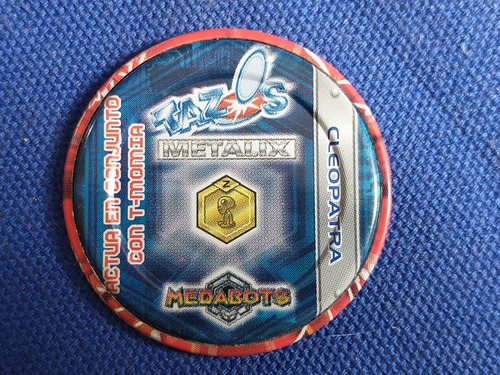 Tazos Metalix Cleopatra/cleobattler#13 Medabots Sabritas '03 (Usado)