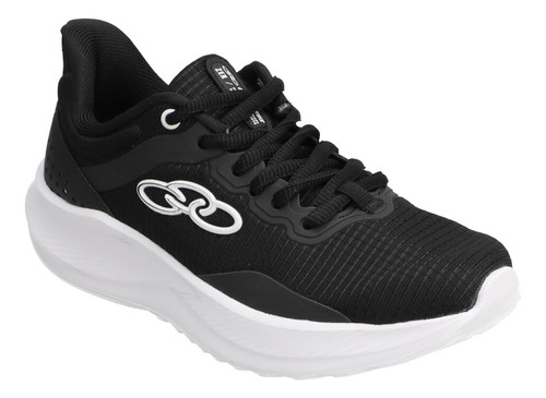 Zapatillas Zex Juvenil-176 Negro/blanco