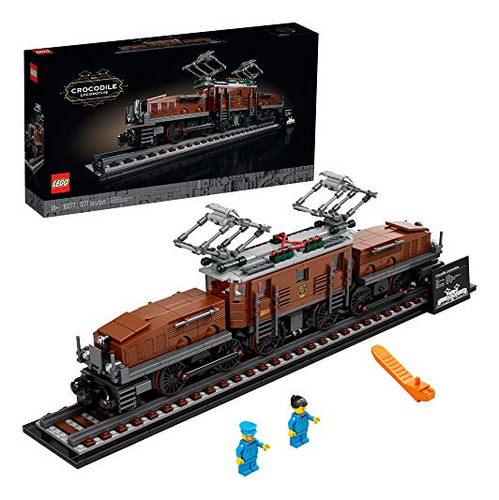 Kit De Construcción Lego Crocodile Locomotive 10277, Modelo