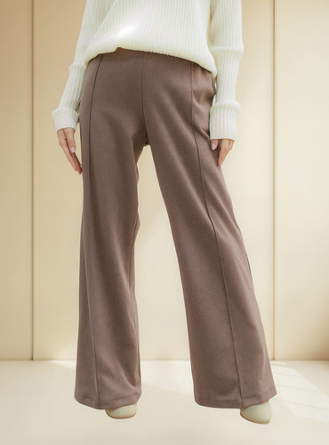 Pantalón Palazzo Mujer Con Pespunte Kailashop