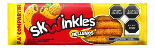 5 Pzas Dulce Enchilado Skwinkles Piña Relleno Tamarindo 60g