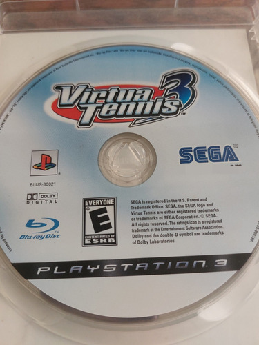 Virtua Tennis 3 Con Manual Juegazo Original Físico Ps3 (Usado)