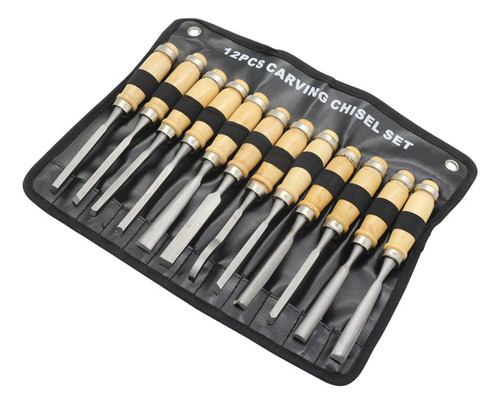 Kit Formones Carpintero Herramientas 12 Piezas