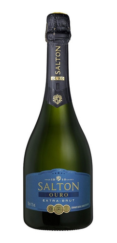 Imagem 1 de 2 de Espumante Brasileiro Salton Ouro Extra Brut 750ml