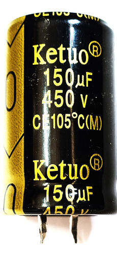 4x Capacitor Eletrolítico 150uf X 450v 105°c 4 Peças