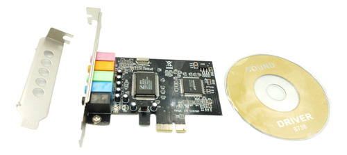 Tarjeta De Sonido 5.1 Eax A3d Pci Express Low Profile
