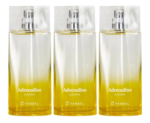 3 Perfumes Adrenaline Alegria - mL a $971