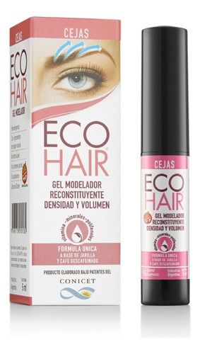 Gel Para Cejas Eco Hair Modelador Densidad Y Volumen 