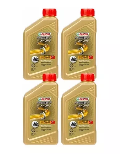 CASTROL POWER1 RACING 5W40 ACEITE DE MOTOR SINTÉTICO 100% 4L