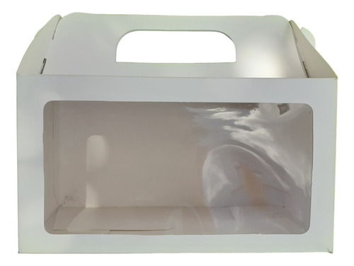 Box Caja Valija Desayuno 25x13x14 Cm Blanco Pack X20 Un