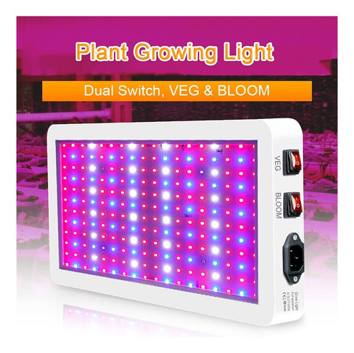 2000w Led Grow Light Para Plantas De Interior 312 Led Full