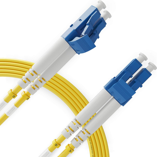 Cable De Conexión De Fibra Lc A Lc, Modo Único, Dúplex, 15 M