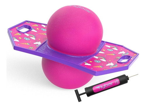 El Original Pogo De Pelota Flybar Pogo Ball C/bomba Unicorni