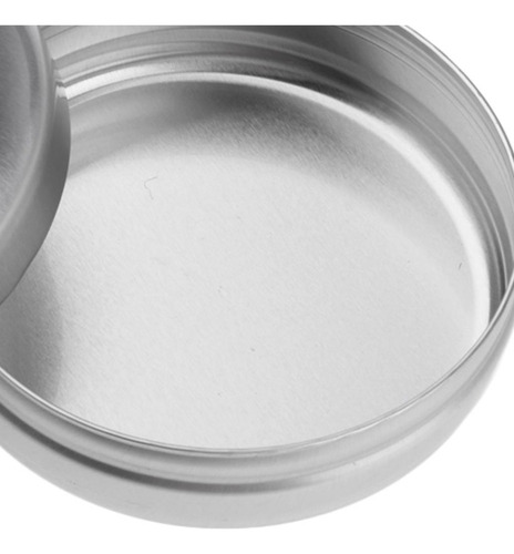 5 Paquete De 100 Ml De Aluminio Vacío Caja De Metal De Lata