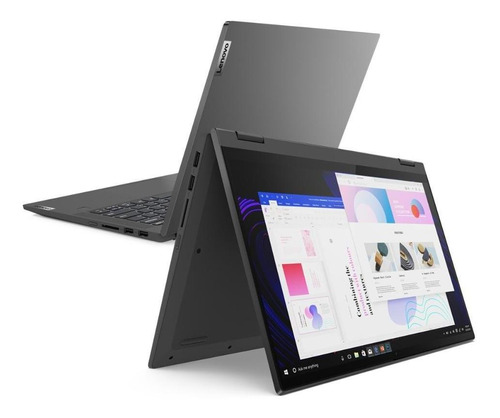 Notebook Lenovo Flex5i I5 8gb 256gb Ssd W10 14  Fhd Iris Xe
