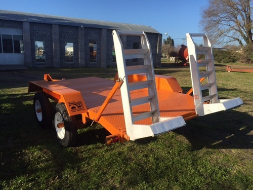 Imagen 1 de 10 de Trailer Acoplado Balancin 4tn 4.50 X 1.90 Mt Rampas Nuevo