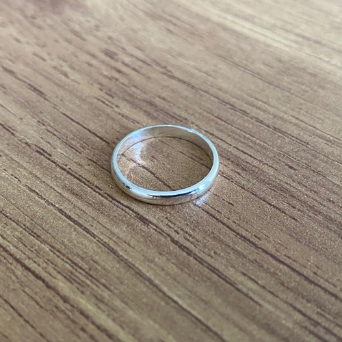 Imagen 5 de 9 de Anillo Midi Medio Dedo Argolla Lisa Plata .925 Agálea Mujer
