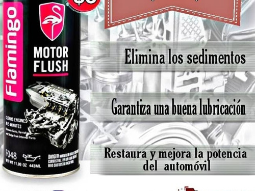 Imagen 4 de 4 de Motor Flush Limpia Aceite Del Carter Flamingo 443ml F048