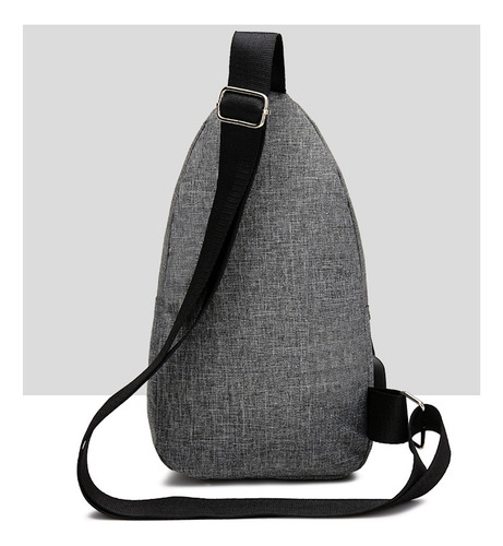 Bolso De Hombro Unisex Moderno Con Orificio Para Cable, Orif