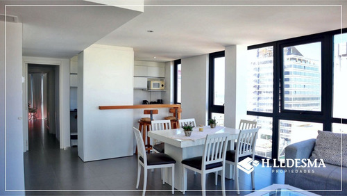 Departamento Duplex En Playa Grande Con Parrilla Y Cochera, Para 4 Solo Familias