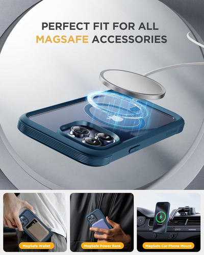 Miracase Magnetic For iPhone 15 Pro Max Case 6.7'' [compa...