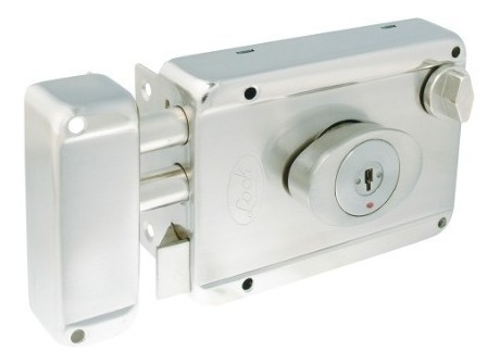 Chapa Alta Seguridad 2 Cilindros Lock Cerradura - L7725adbin