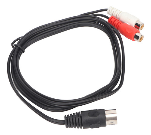 Cable Adaptador Din A 2 Rca De 8 Pines Macho A 2 Conectores