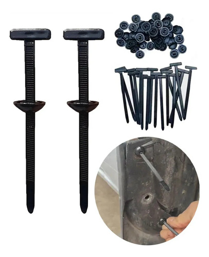 50 Bridas De Plástico De Nailon Para Reparación De Automóvil