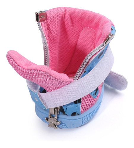 Imagen 5 de 6 de 4pcs Anti Skid Botas Zapatos Para Perros Mascotas