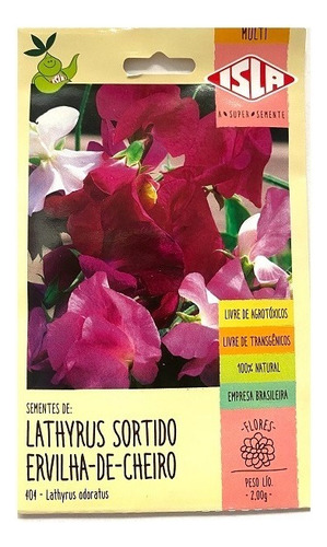 Lathyrus Sortido/ Ervilha De Cheiro - 2gr De Sementes