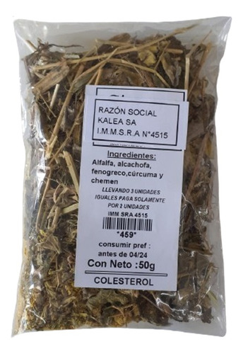 Planta Anticolesterol 50g Compre 3 Pague Solo 2