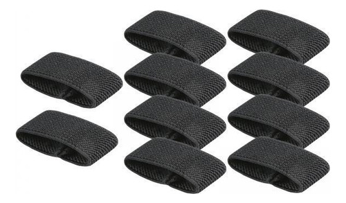 6 X 10 Piezas De Cinturón Elástico, Soporte Para Negro