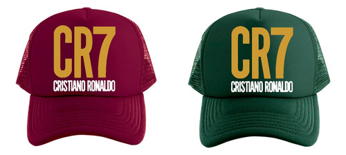 Cr7 Ronaldo Leyenda Pack Gorras Truckers X 2 Unid 