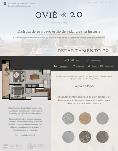 Departamento Nuevo En La Zona Real De Guadalajara