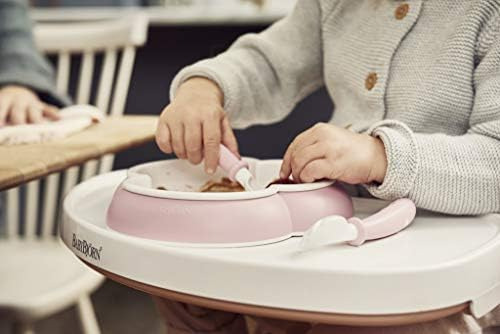 Babybjörn Juego De Alimentación Para Bebé, Rosa Empolvado, J