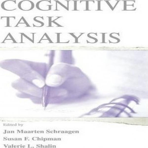 Cognitive Task Analysis, De Jan Maarten Schraagen. Editorial Taylor Francis Inc, Tapa Dura En Inglés