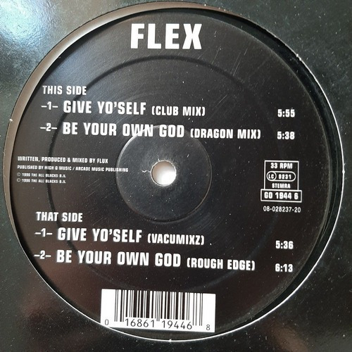 Vinilo Flex Be Yo Self Be Your Own God Flux Go Bang  E1