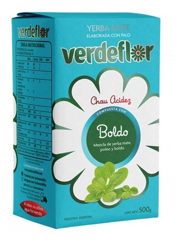 Imagen 4 de 7 de Yerba Mate Mix Verdeflor 500 Gr (x6) - Quetequieres