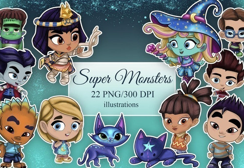 Cliparts Imagenes Png Super Monsters