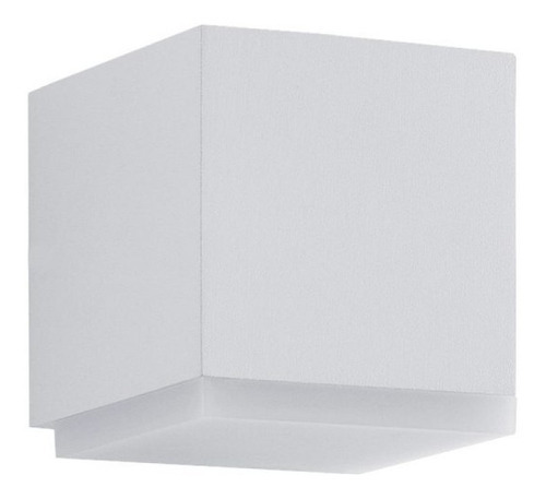 Arandela De Sobrepor Cubo 1 Facho Led 7w 3000k Bivolt Brilia