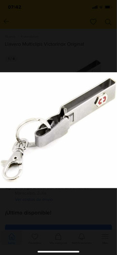 Imagen 2 de 6 de Llavero De Acero Victorinox Multiclip