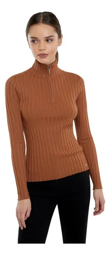 Blusa Cuello Ruso Manga Larga Camel Sao Paulo 911l Mujer Env o